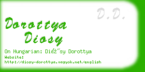 dorottya diosy business card