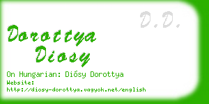 dorottya diosy business card